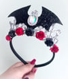Bat headband Tara crown Halloween dress up hair accessories 