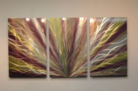 Image 1 of Radiance Bronze Gold 47 - Abstract Metal Wall Art Contemporary Modern Decor