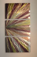 Radiance Bronze Gold 47 - Abstract Metal Wall Art Contemporary Modern Decor