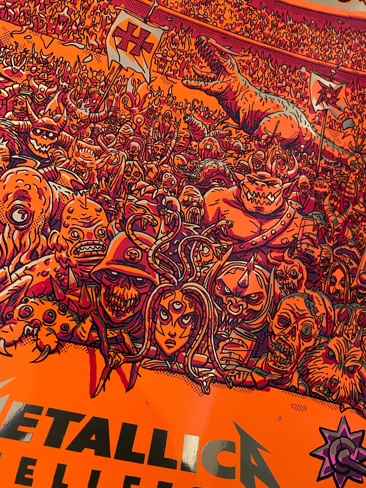 Image of METALLICA GOES TO HELL(fest)! (Gold foil edition)