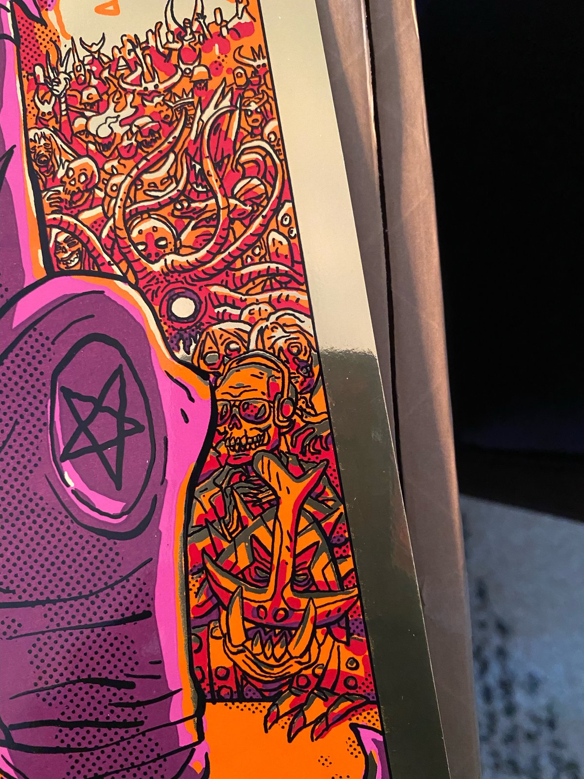 Image of METALLICA GOES TO HELL(fest)! (Gold foil edition)