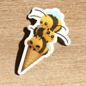 August 2021 Patreon Sticker Bees