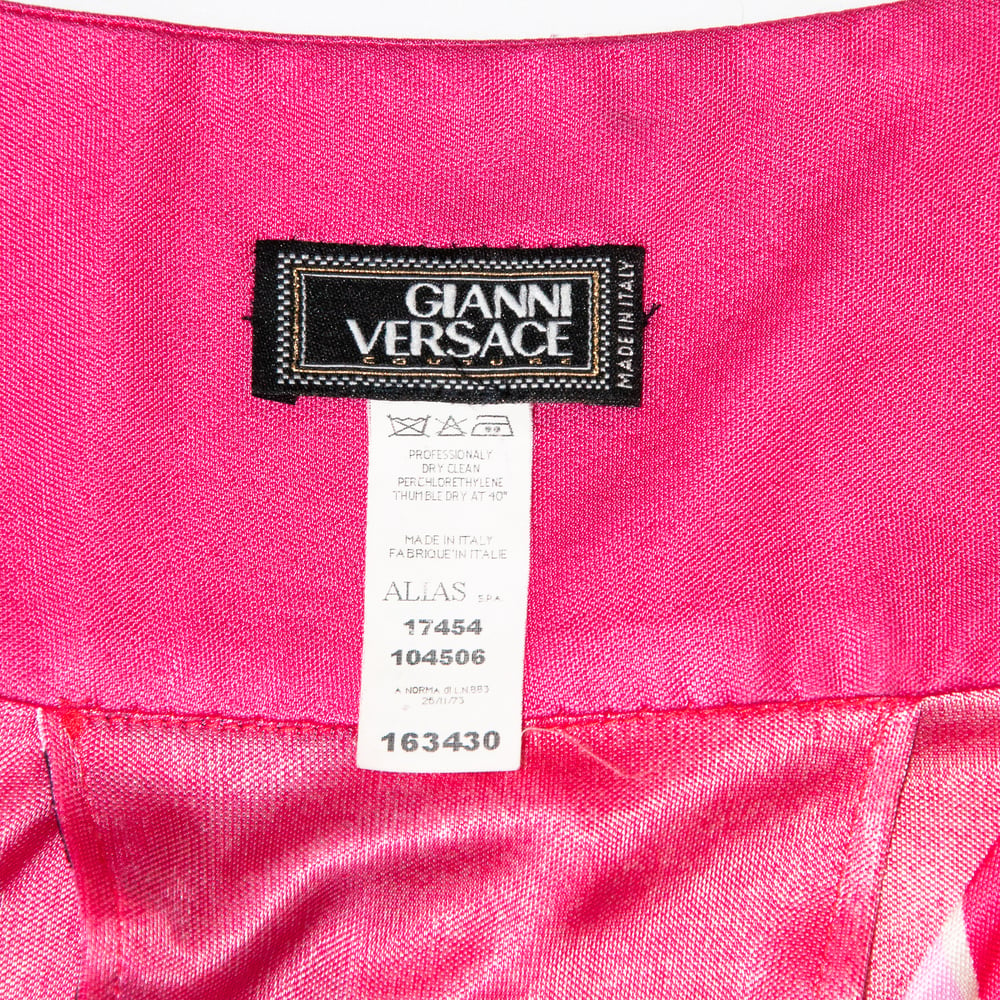 Image of Versace 2001 Silk Wrap Around Dress