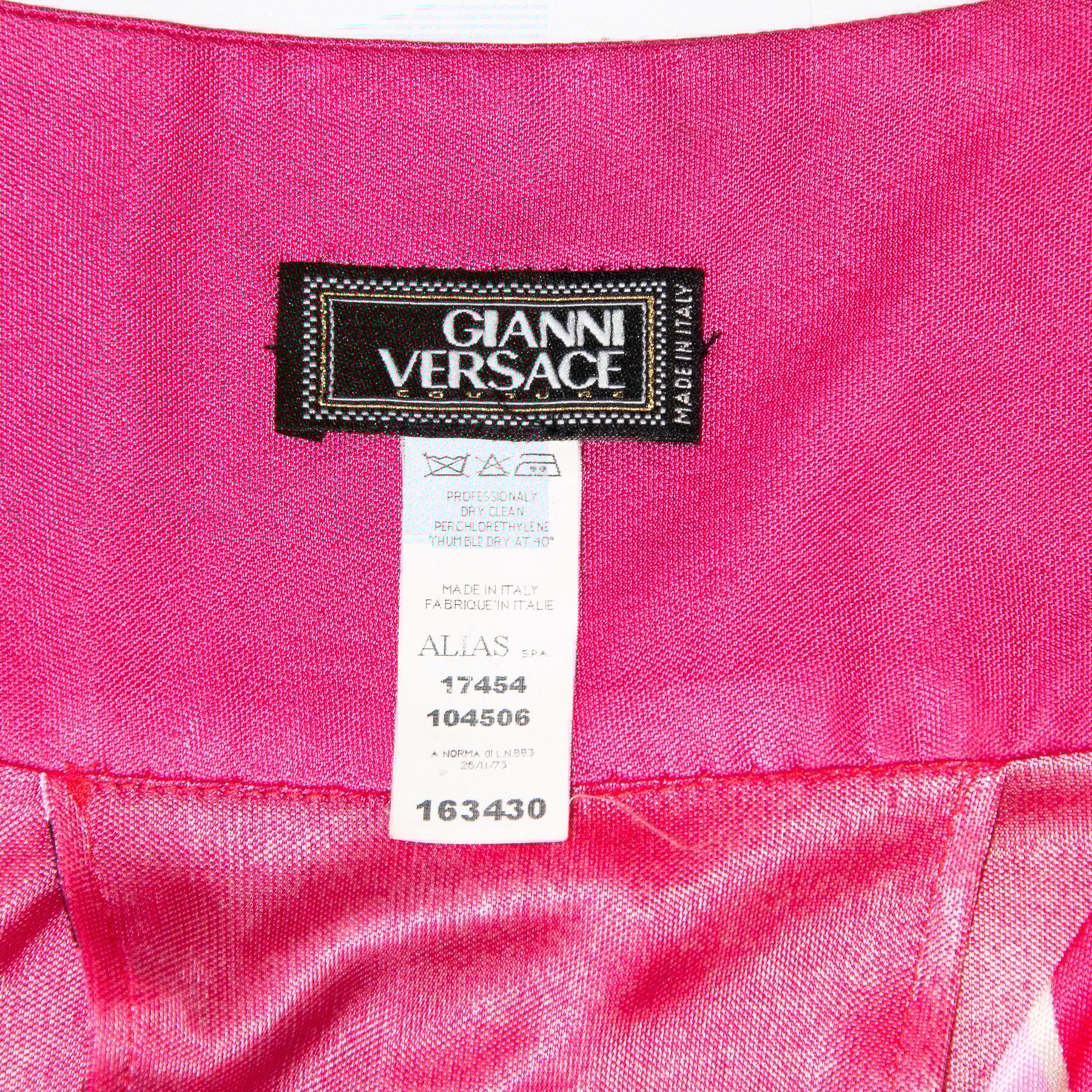 Image of Versace 2001 Silk Wrap Around Dress