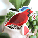 November 2021 Patreon Sticker Cardinal