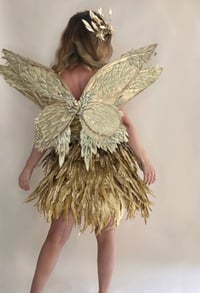 Image 5 of Gold Feather Forest Fairy Costume