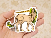 Image 3 of Unicorn - 3 inch Vinyl Sticker