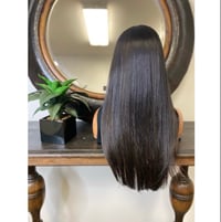 Image 2 of KHLOE | 28” LONG STRAIGHT DEEP T PART LACE FRONT WIG 