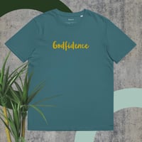 Image 4 of Godfidence Embroidered Unisex Organic T-shirt