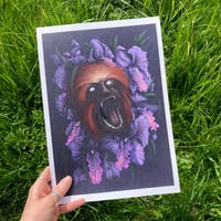 Image 3 of Blind Monkey A4 Print