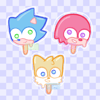 Sonic Popsicle Pins