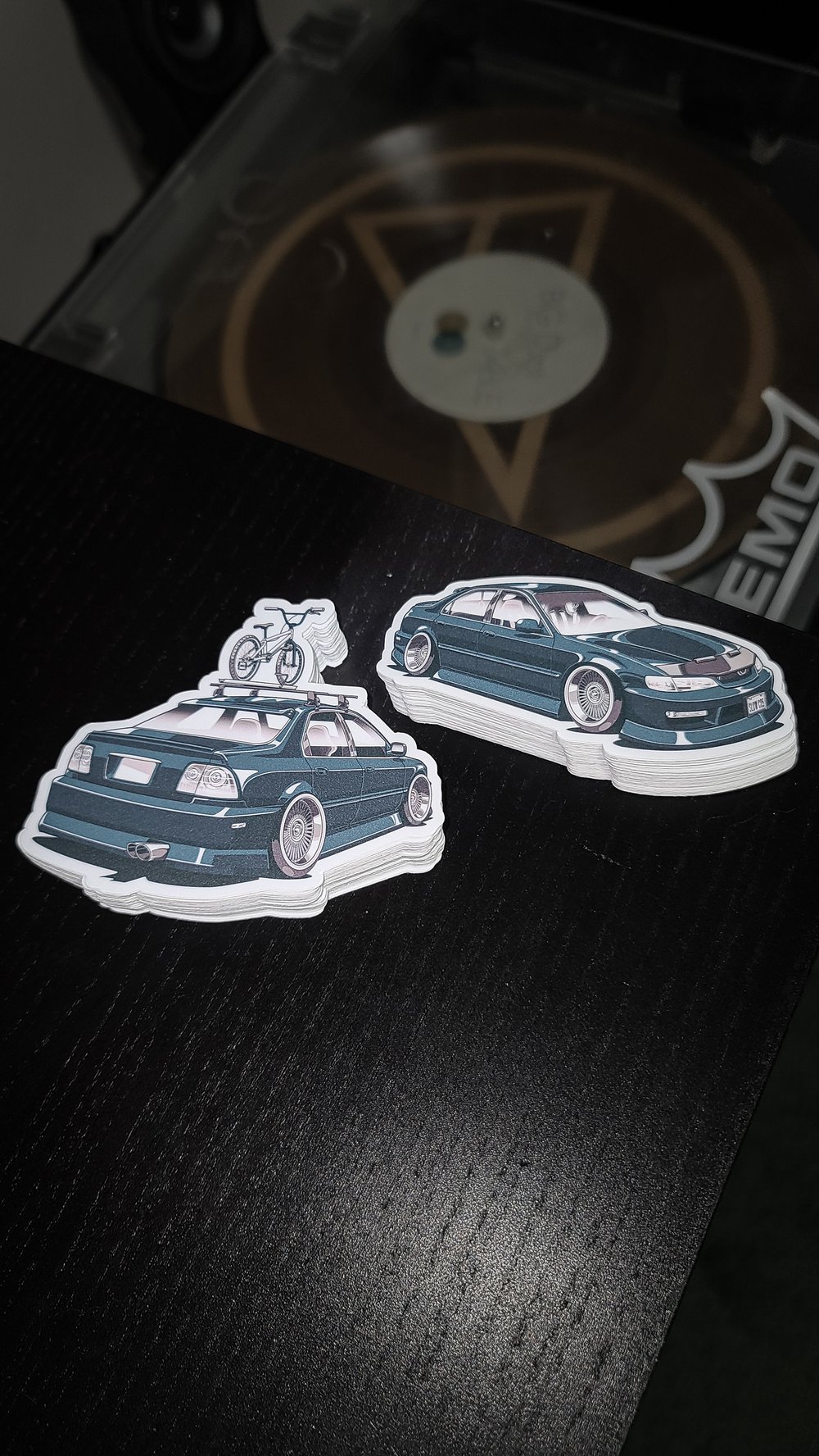 BN Sports x Work Wheels - CD5 Accord - Die Cut Stickers