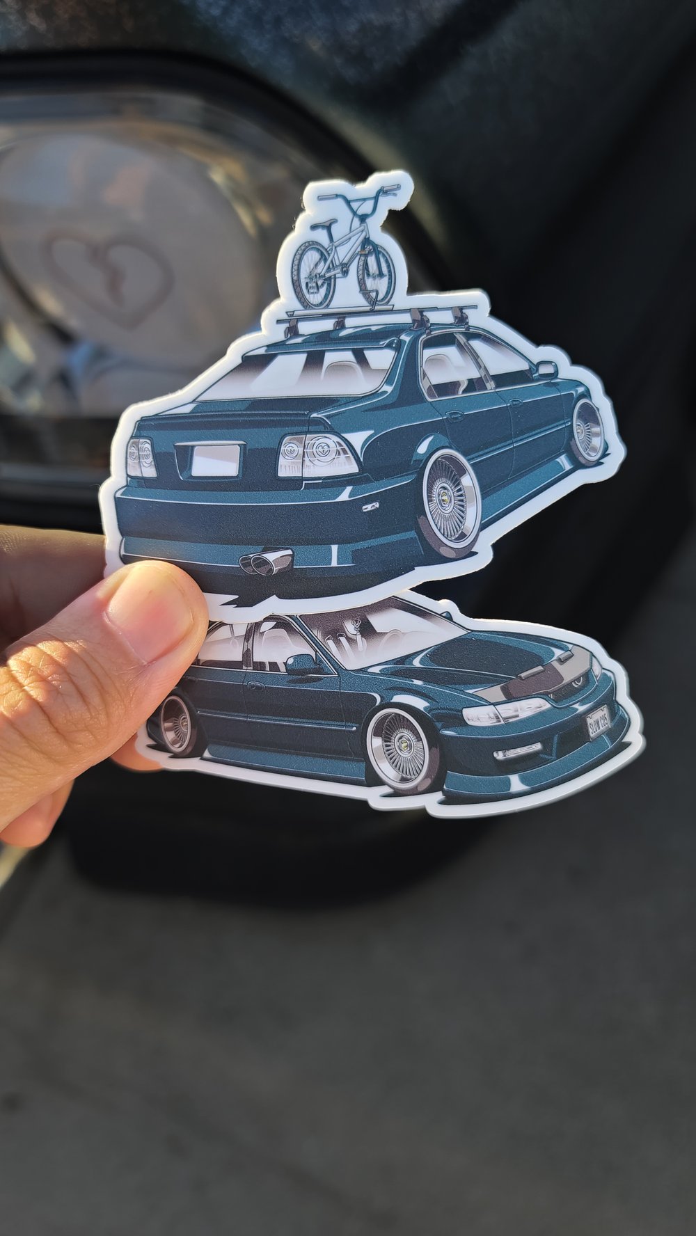 BN Sports x Work Wheels - CD5 Accord - Die Cut Stickers