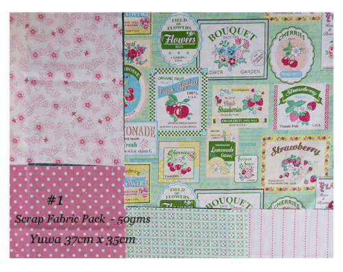 Image of Scrappy Fabric Packs 50gms