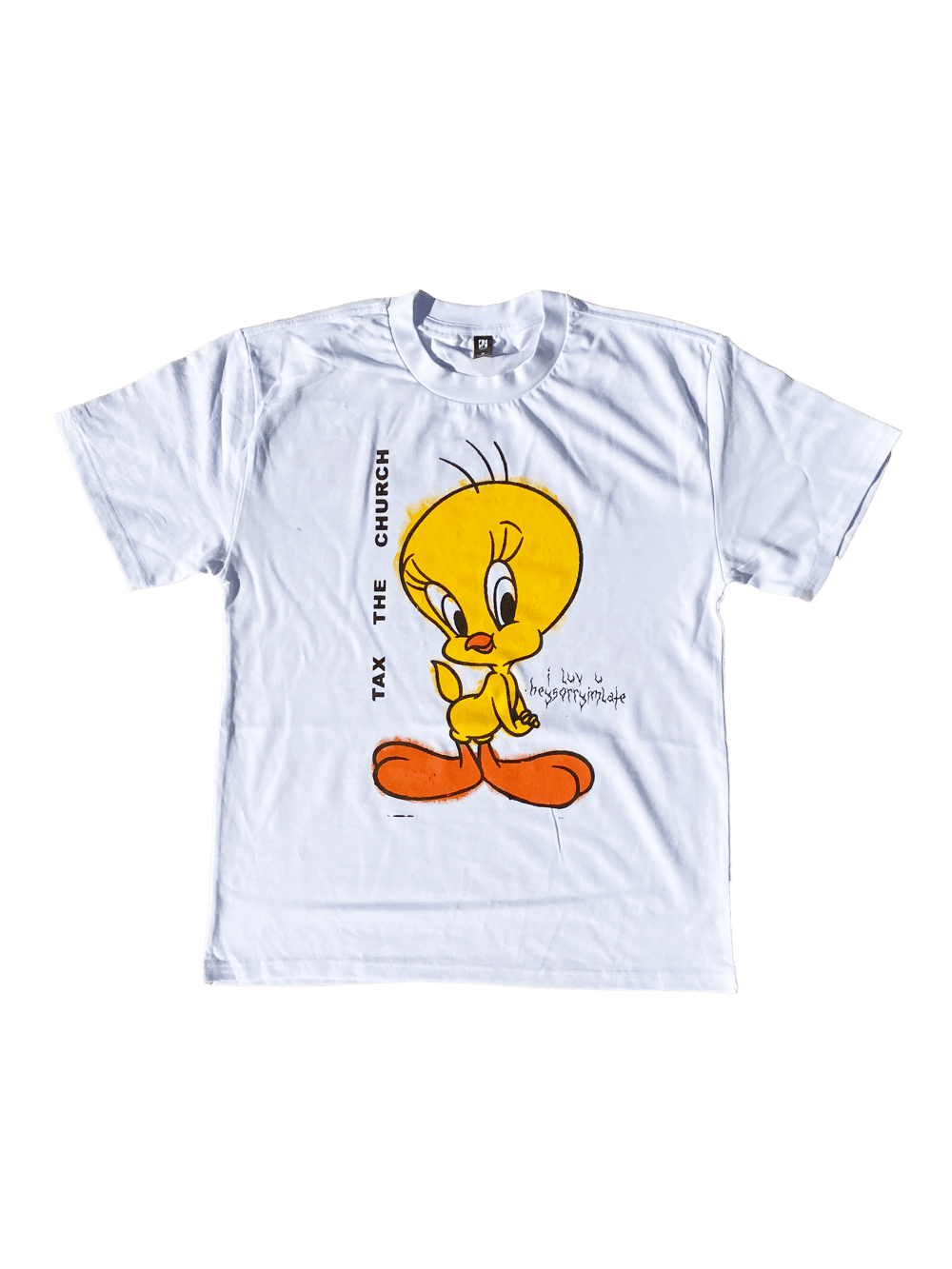 Image of TWEETY SAYS TAX THE CHURCH