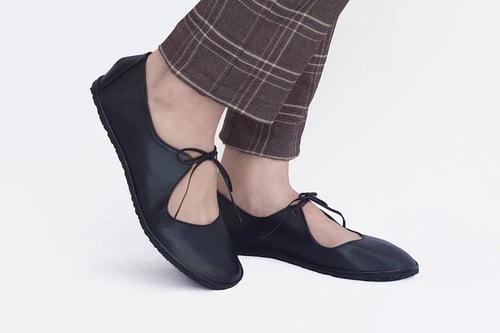Image of Passion Ballet flats in Matte black - Ready to ship 