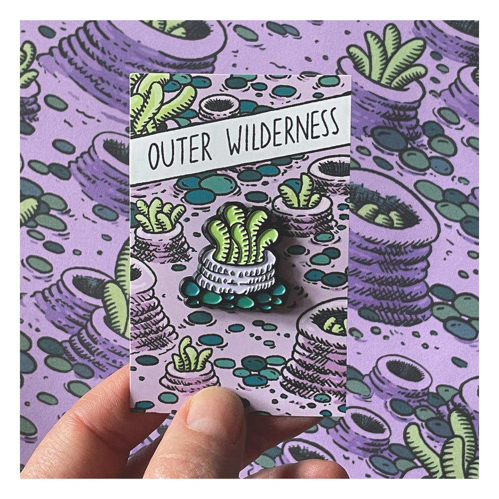 Image of Outer Wilderness Pin Badge