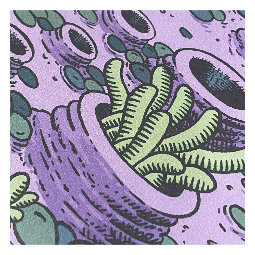 Image of Alien plant life wrapping paper