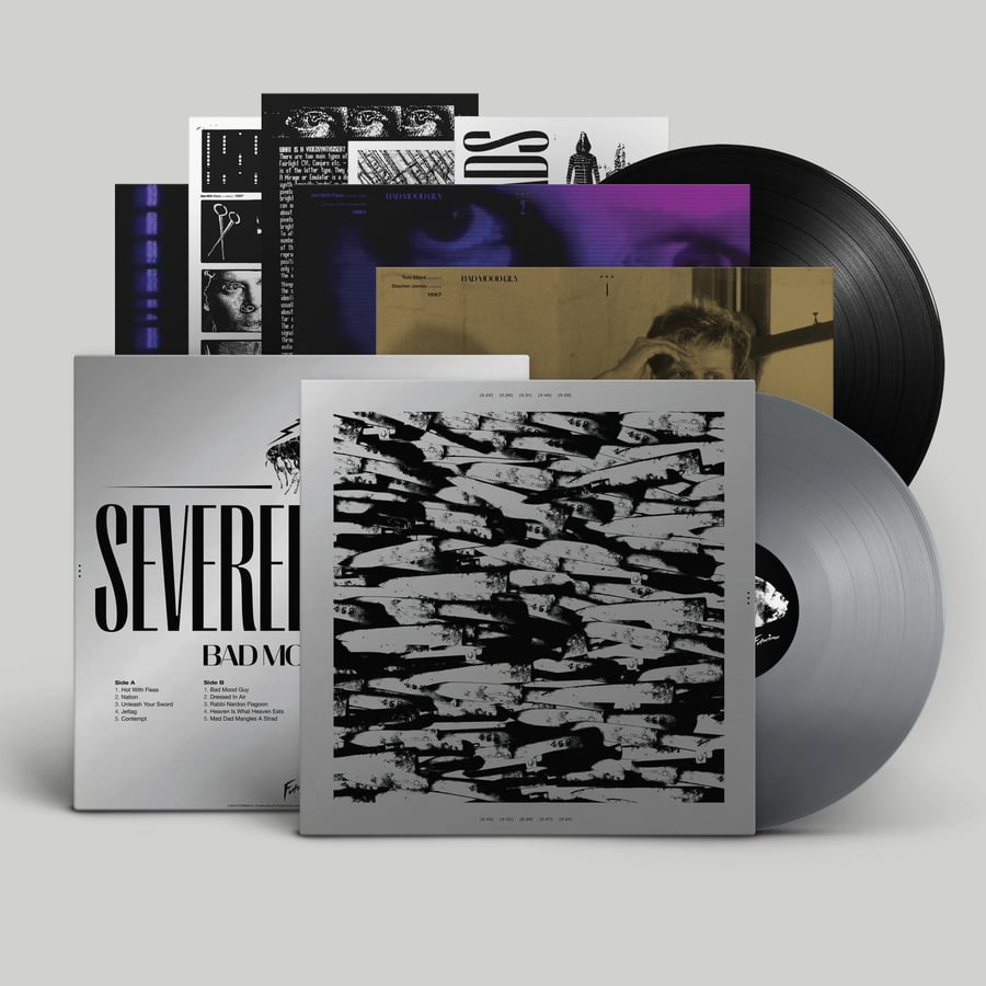 Image of <h4>SEVERED HEADS</h4><h5>Bad Mood Guy 2xLP</h5><h6>Jetlag Metal Vinyl</h6>