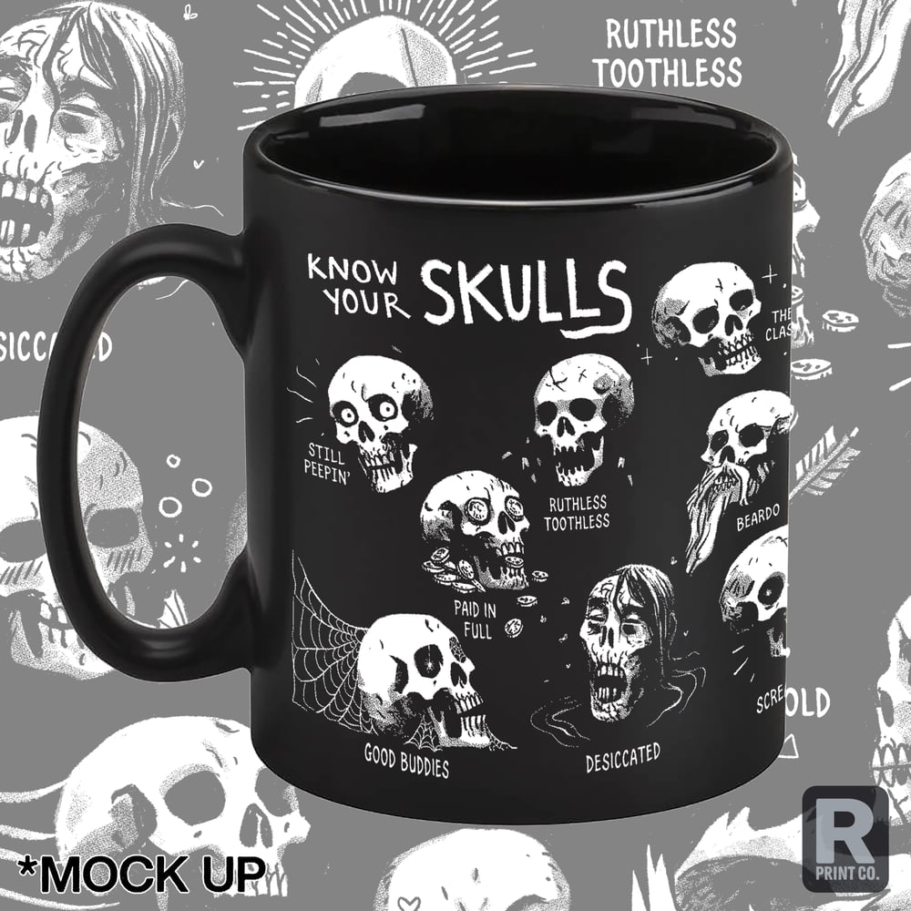 Image of KNOW YOUR SKULLS *MUG*