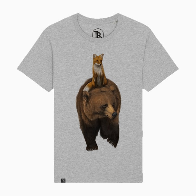 Grizzly Bear & Fox T-Shirt Organic Cotton