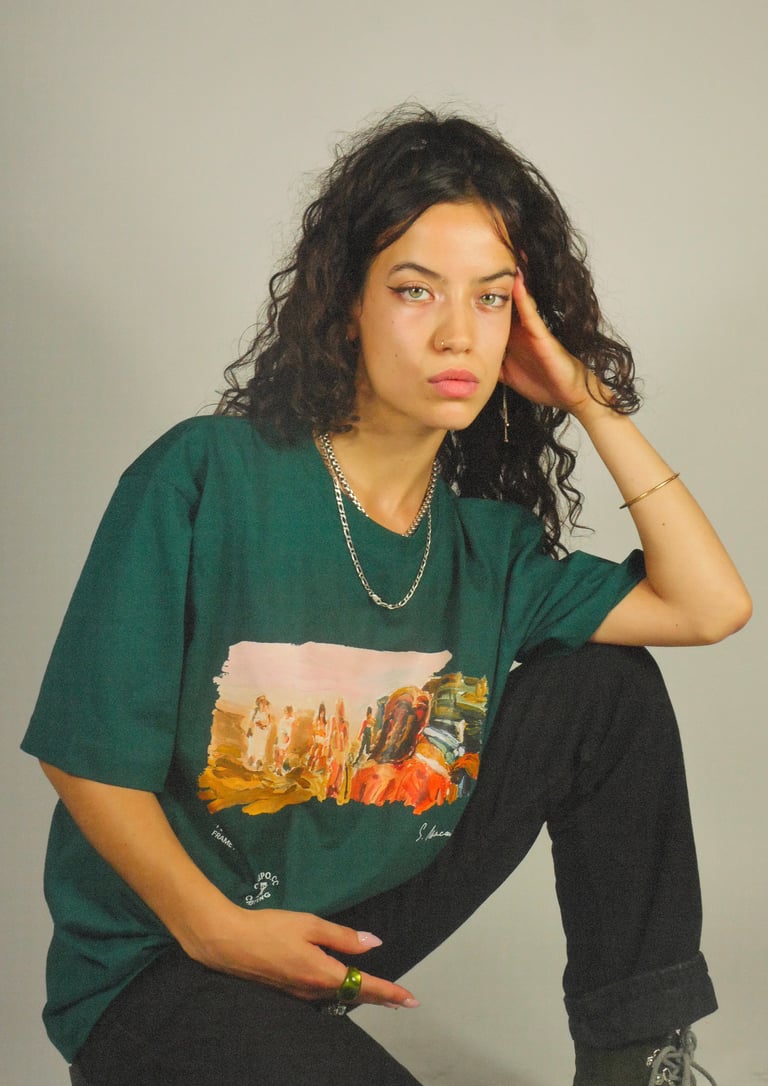 FURIOSA - OVERSIZE TEE (VERT SAPIN) Image 4