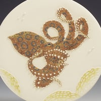 Image 2 of Octopus carved ceramic wall hanging