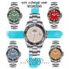 MSW Japanese automatic movement stainless steel luminous dive watch