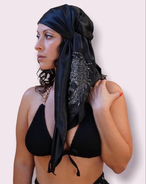 Image of Black scarf