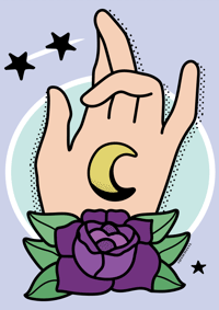 Image 2 of Crescent Moon Print