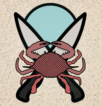 Image 2 of Stabby Crabby Print
