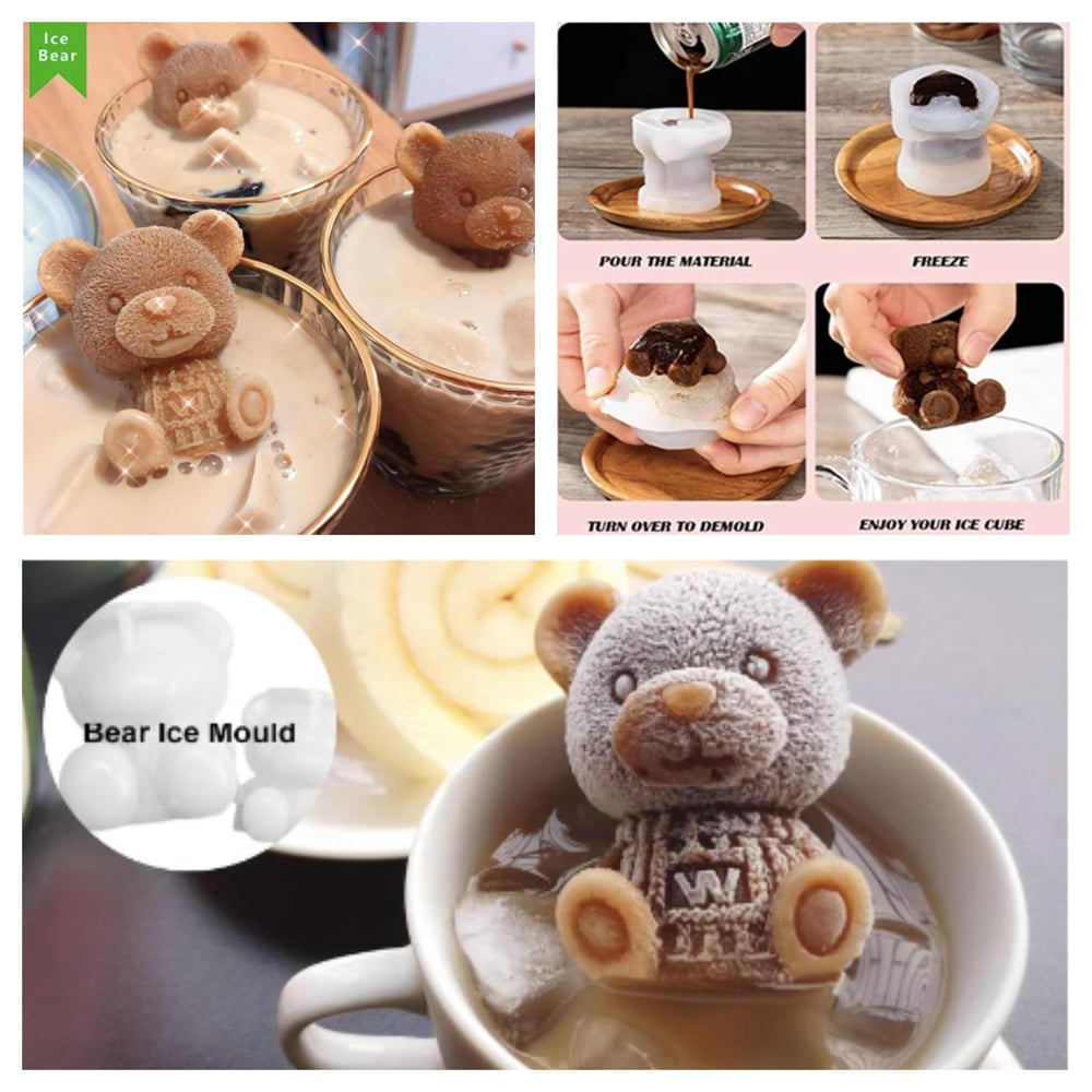 Image of CRAZY CUBE BEAR ICE MOLD