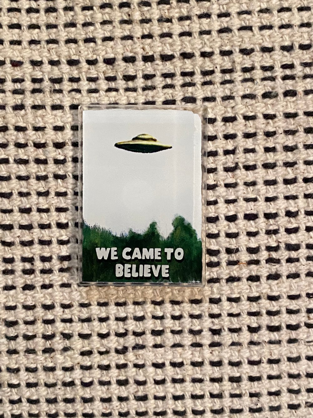 Sober Alien Acrylic Pin