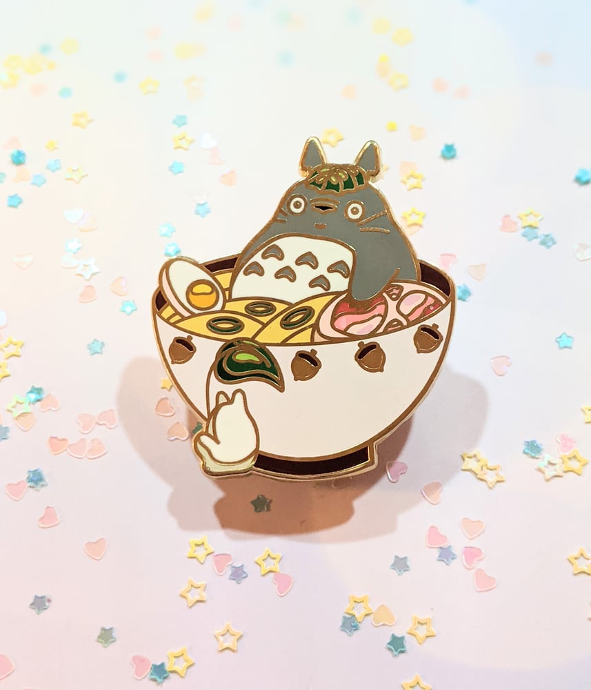 Image of Tortoro Ramen Bowl Enamel Pin