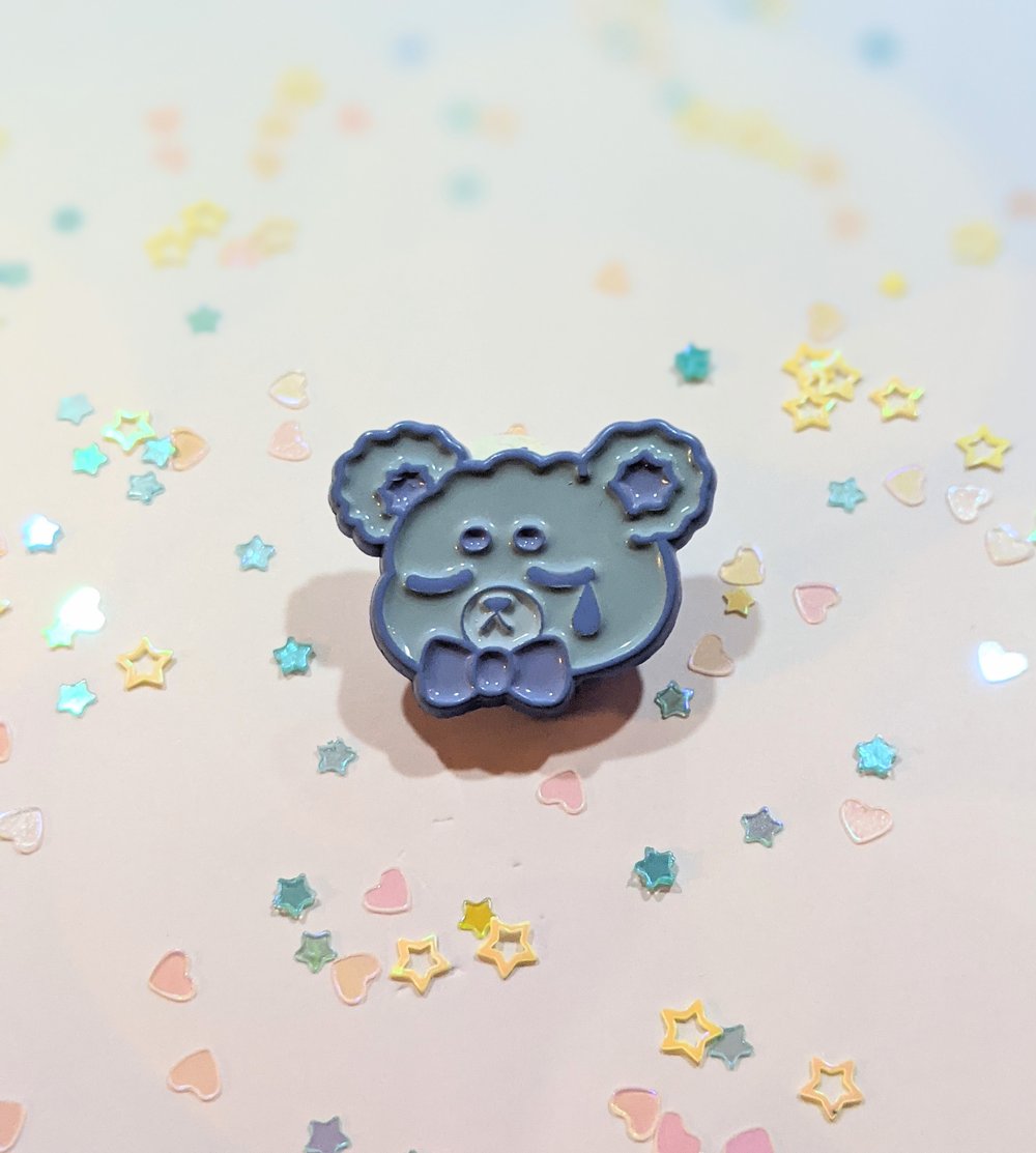 Image of Blue Bear Soft Enamel Pin