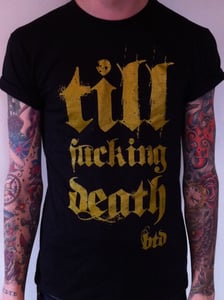 Image of Till Death Gold on Black