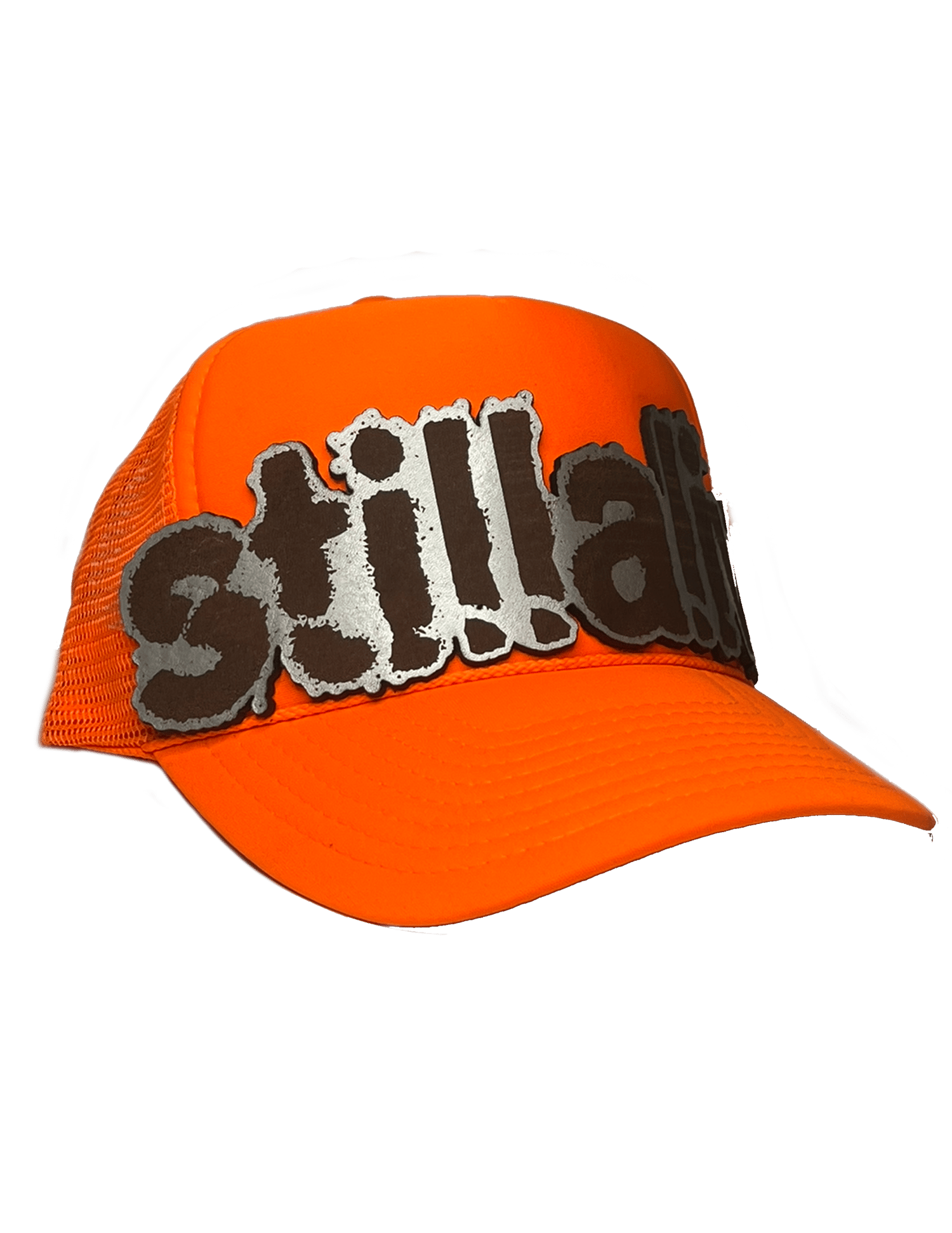 Image of "lower case" TRUCKER by. STILLALIVE® (orange hi-lighter)