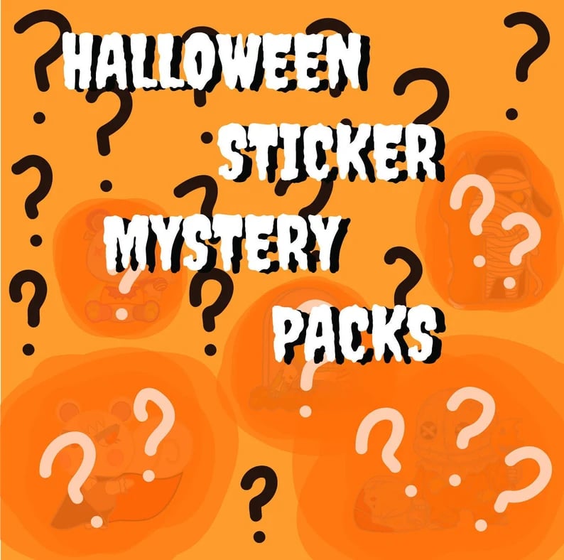 Image of Halloween Sticker Mystery Pack