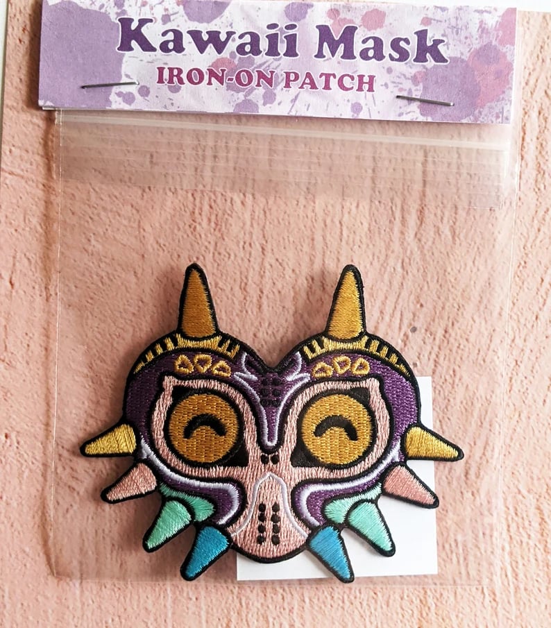 Image of Happy Majora's Mask Iron-On Patch