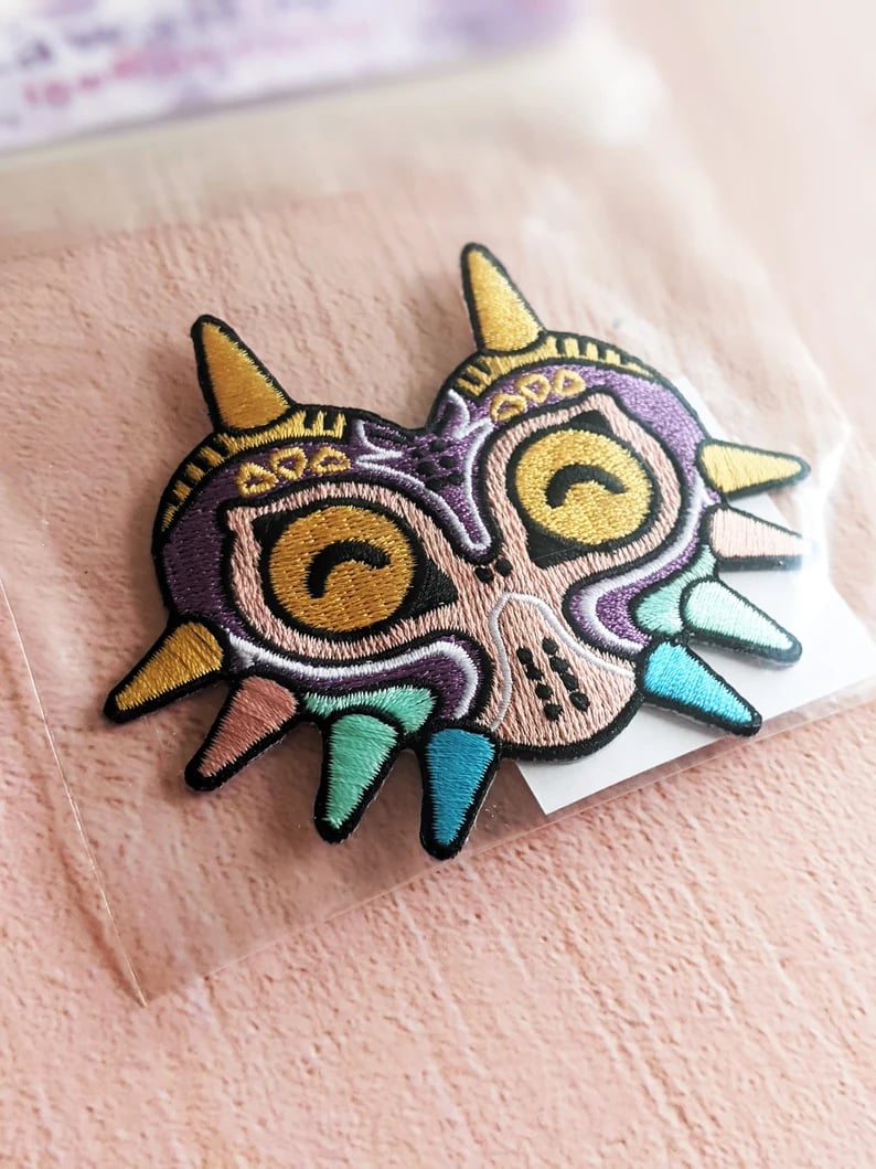 Image of Happy Majora's Mask Iron-On Patch