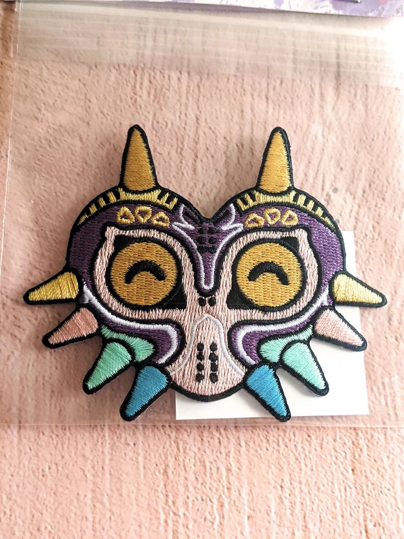 Image of Happy Majora's Mask Iron-On Patch