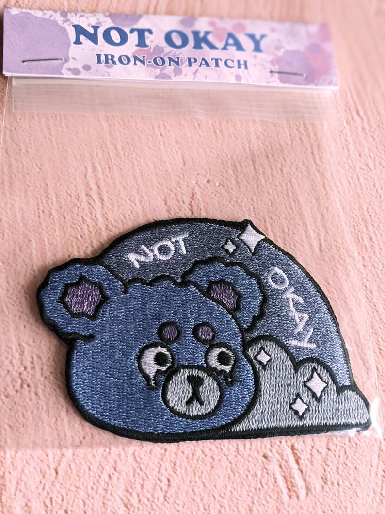 Image of Not Okay Iron-On Patch