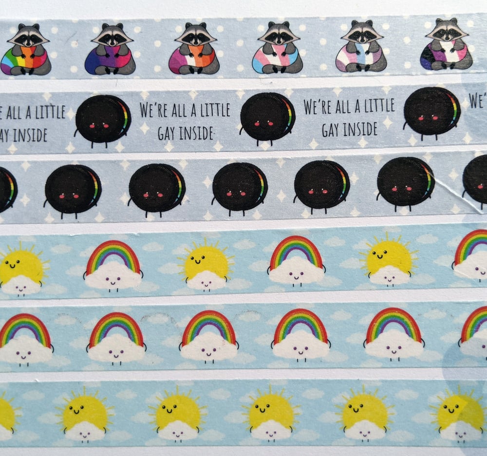 Image of Pride Washi Tape 6 pack