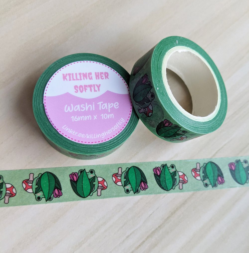 Image of Shy Phillip Frog Washi Tape