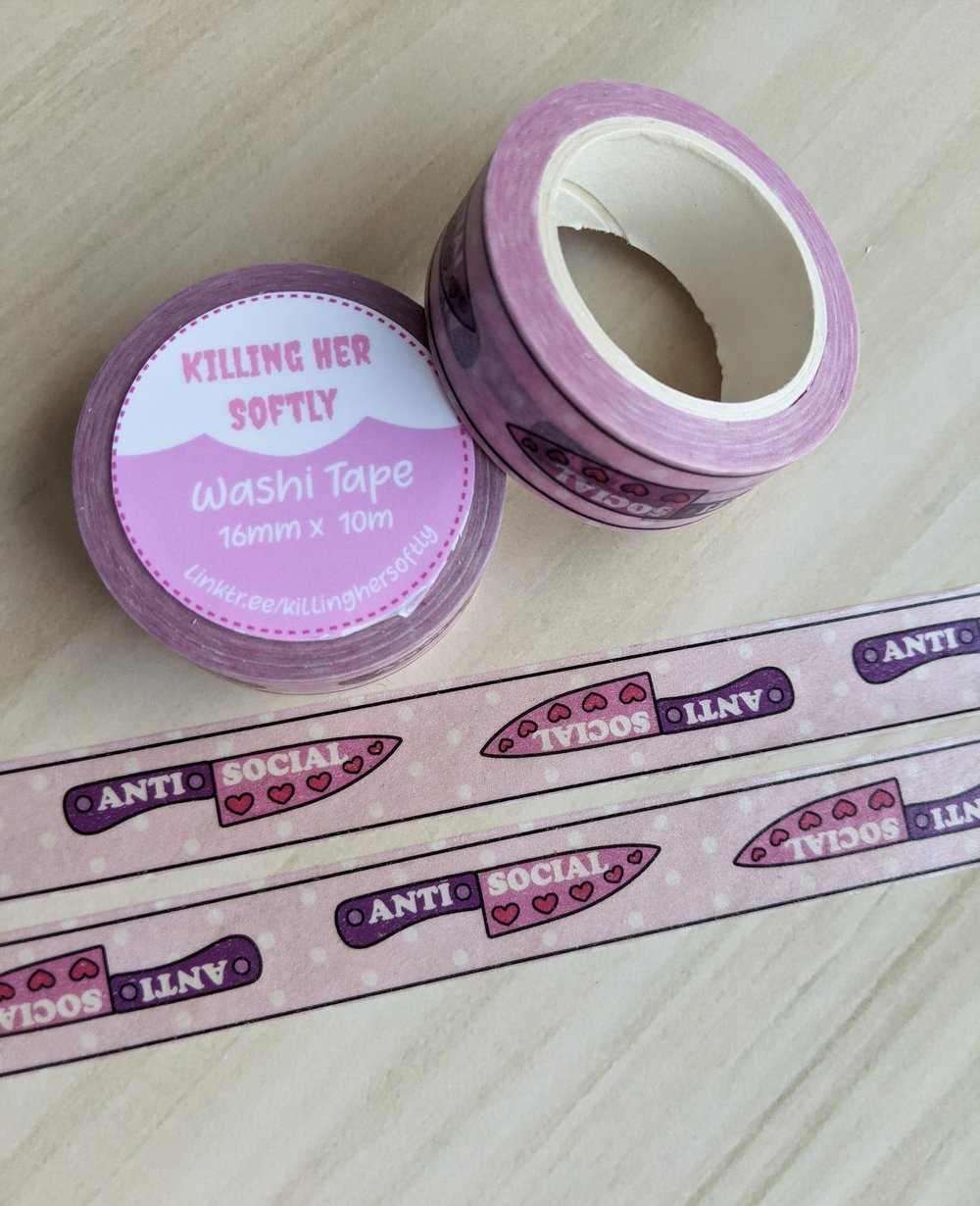 Image of Anti Social Knife Washi Tape