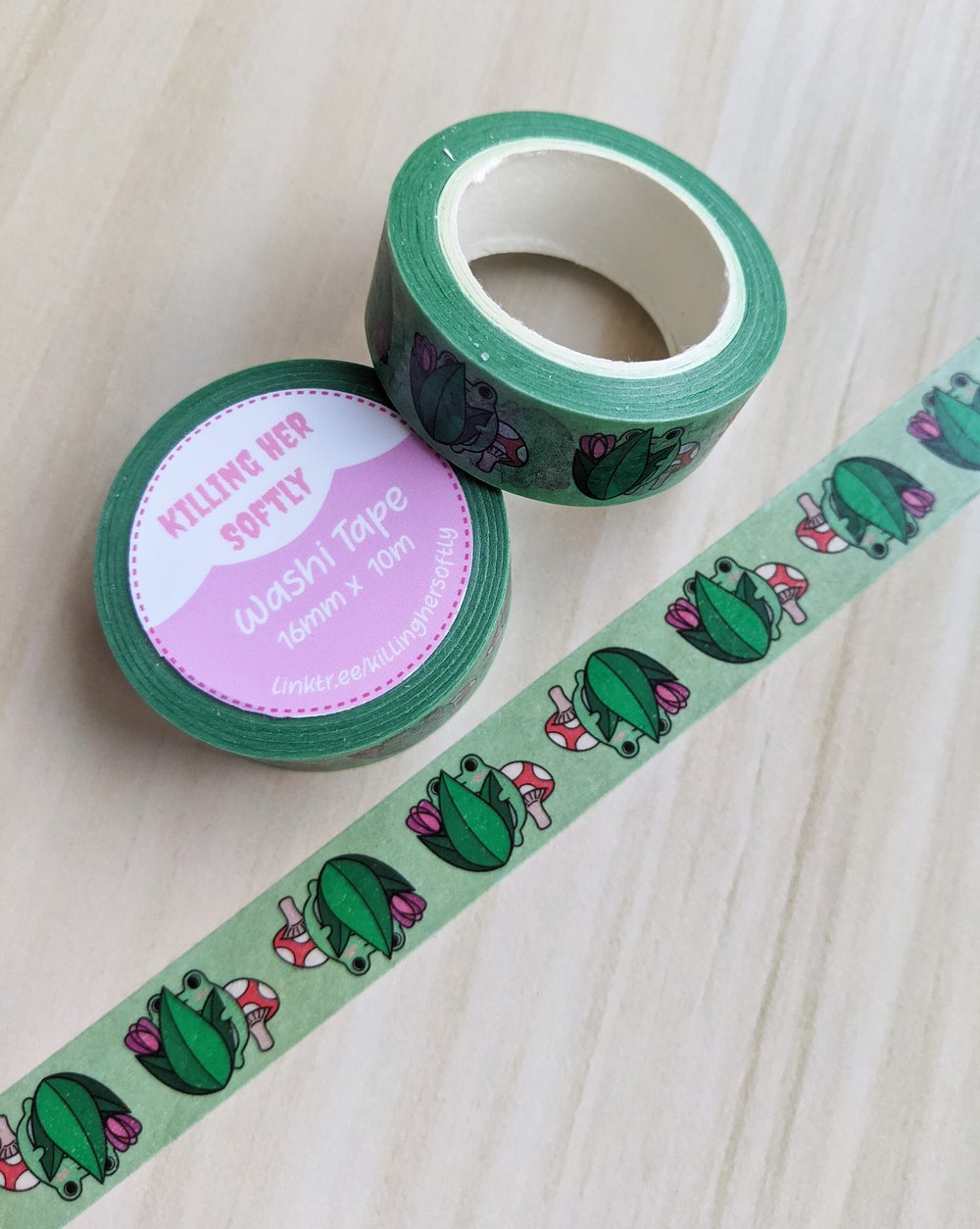 Image of Shy Phillip Frog Washi Tape