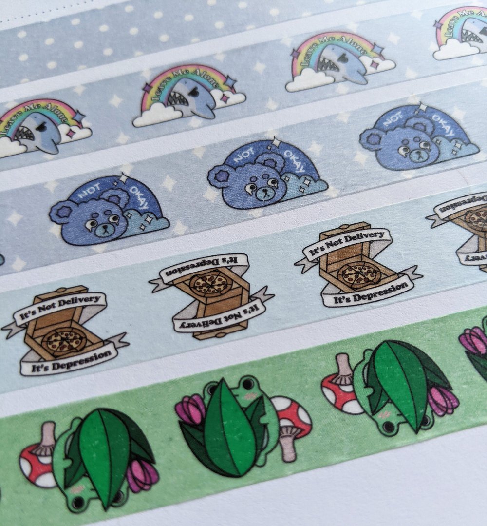 Image of Shy Phillip Frog Washi Tape