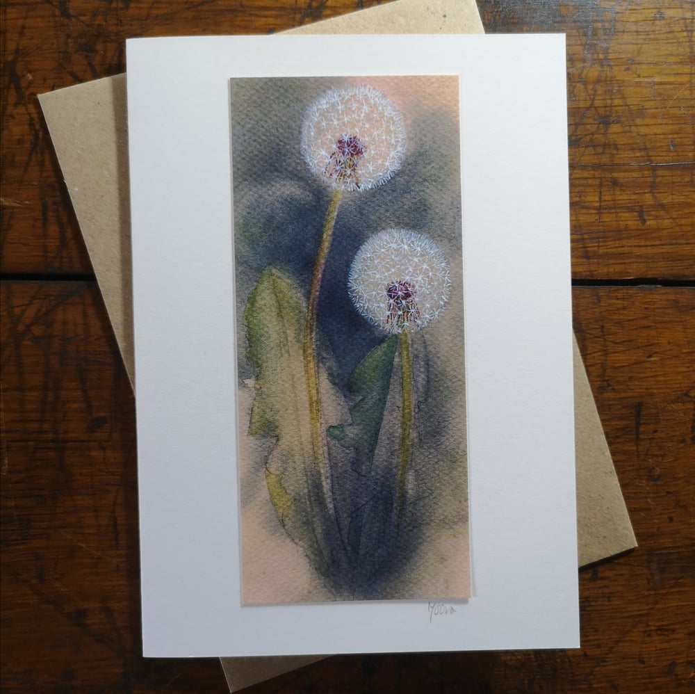 Image of DANDELIONS ~ GREETINGS CARD