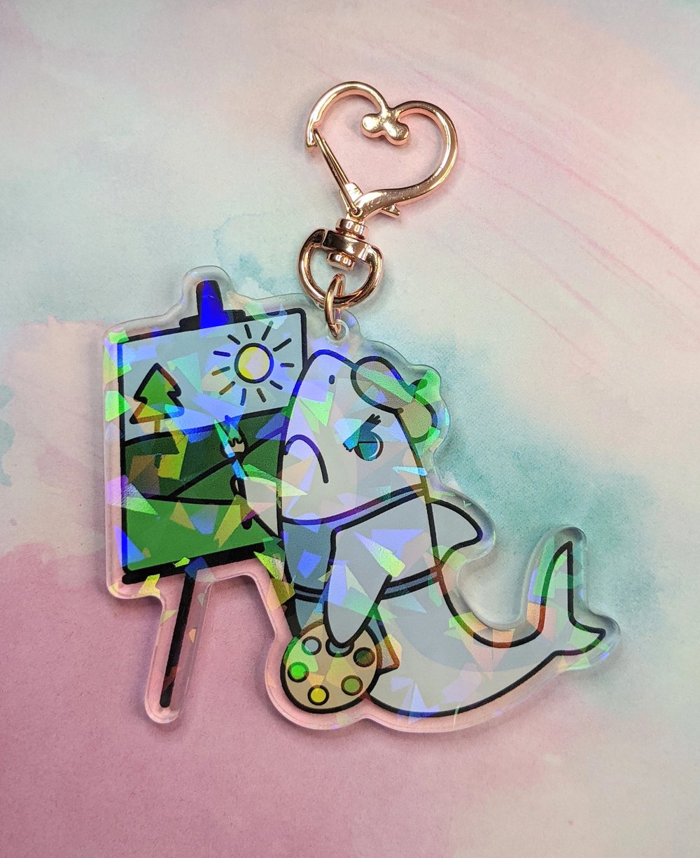 Image of Angry Tony the Shark Keychains