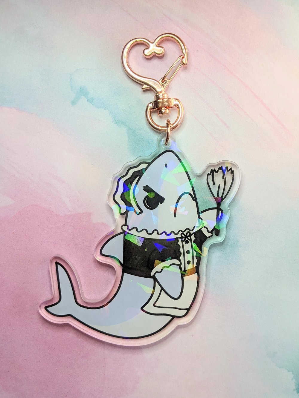 Image of Angry Tony the Shark Keychains